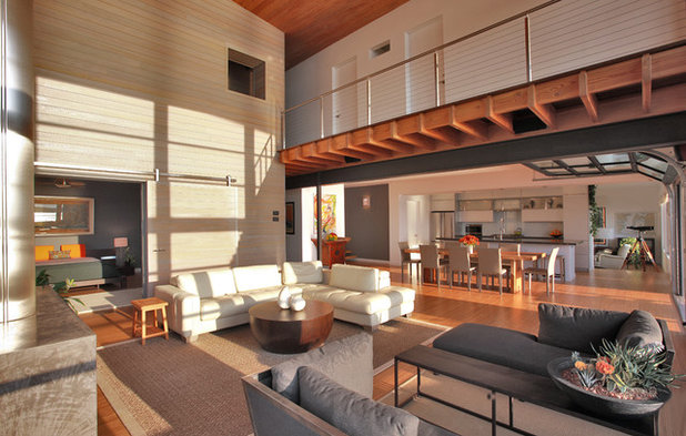 Contemporary Living Room by Gardner Architects LLC