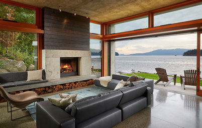 Houzz Tour:  In Washington, a Modern Beauty on the Bay