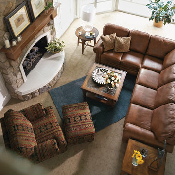 Be Seated Leather -Sectionals abountant
