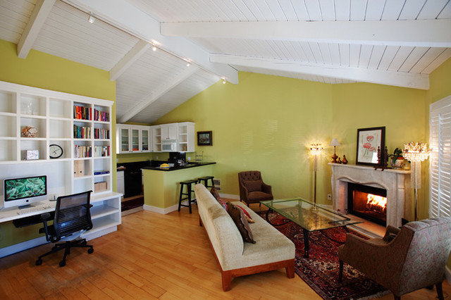 Transitional Living Room by Sybil Jane Barrido, FASID, CID - SJVD DESIGN