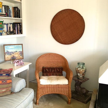 Beach House Relaxing Reading Area/Wicker Chair
