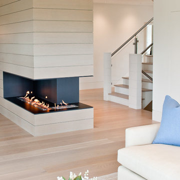Beach Style Glass Railing