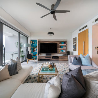 Beach Style Living Room