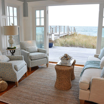 Beach Style Living Room