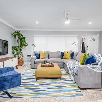 Beach Style Living Room