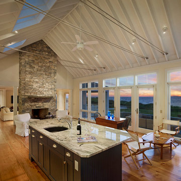 Beach Style Living Room