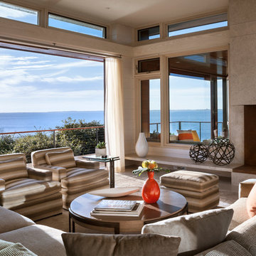 Beach Style Living Room