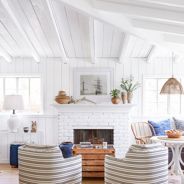Beach Style Living Room