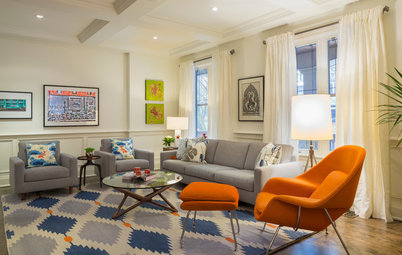 Room of the Day: Color Wakes Up a Living Room