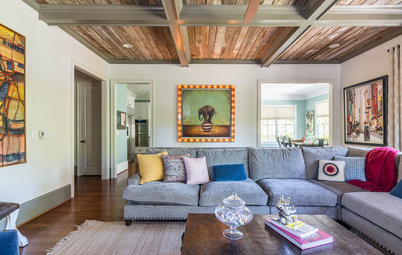 Industrial Chic and a Hint of Silly in an Atlanta Family Room