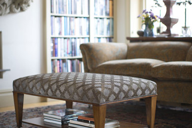 Design ideas for a retro living room in London.