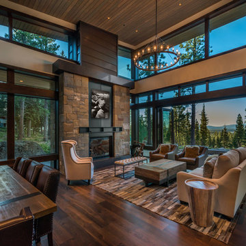 Beautiful Lake Tahoe Bifold Door