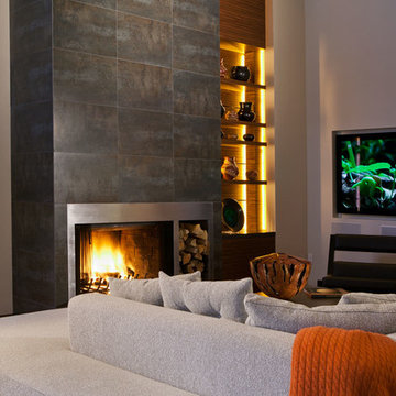 Living Room featuring a Standard Fireplace