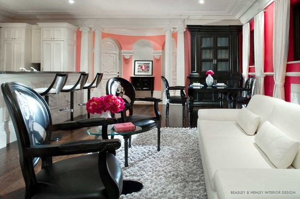 Contemporary Living Room by Beasley & Henley Interior Design