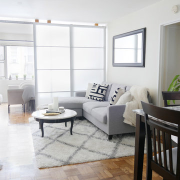 Before/ After: Chic Meets Glam Inside a NYC Studio Apartment