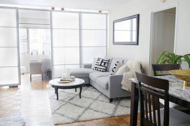 Before/ After: Chic Meets Glam Inside a NYC Studio Apartment