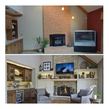 Before and After Living Room
