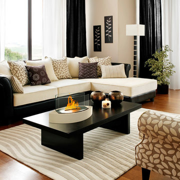 Beige Lexington Tabletop Fireplace