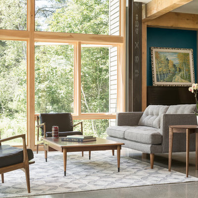 Inspiration for a transitional formal living room remodel in Portland Maine