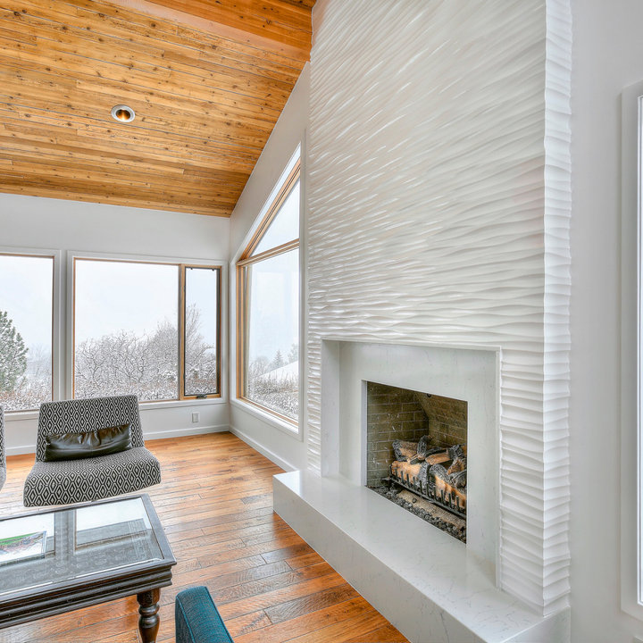 Textured Fireplace Wall Photos & Ideas Houzz