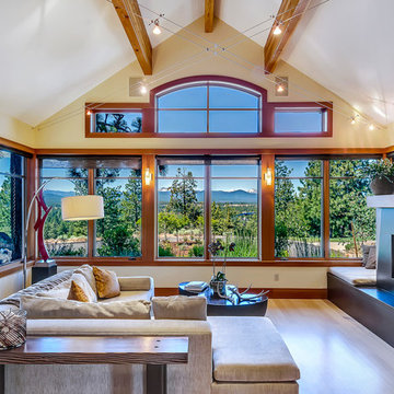 Bend, Oregon Mountain Modern Home-Great Room