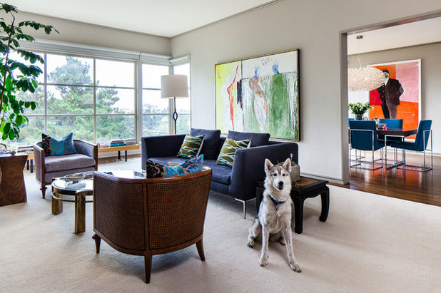 Contemporary Living Room by Christopher Stark Photography
