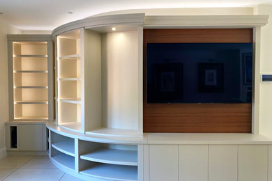 Bespoke Curved TV Cabinet - Lapworth, Solihull