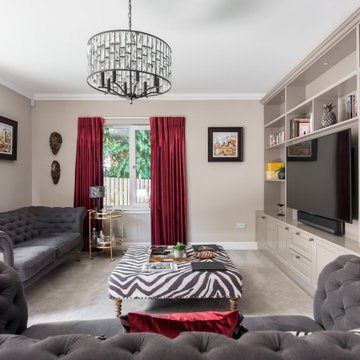 Bespoke drawing room cabinet - Colinton Road