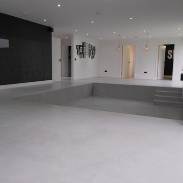 Bespoke Microcement Floor in Frenchay, South Gloucs