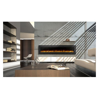 Best Wall Mount Electric Fireplace Ideas in Living Room - Contemporary -  Living Room - New York - by Modern Blaze | Houzz