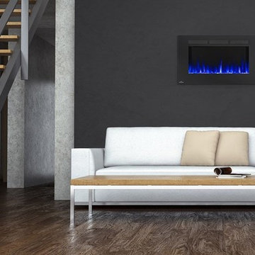 Best Wall Mount Electric Fireplace Ideas in Living Room