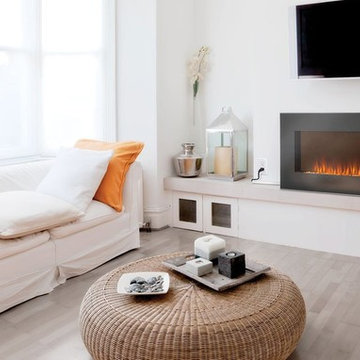 Best Wall Mount Electric Fireplace Ideas in Living Room