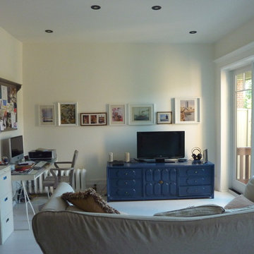 Bianco Hamptons Hardwood Flooring - Living Room