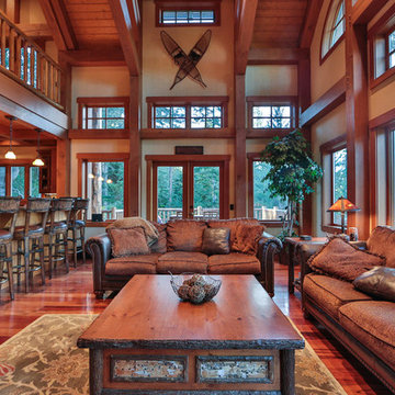 Big Chief Mountain Lodge a Natural Element® Timber Frame home