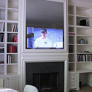 75 Beautiful How To Hide A Large Television Home Design Ideas & Designs ...