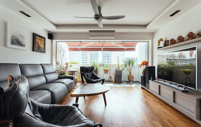 Houzz Tour: Old Meets New in This Asian-Inspired HDB Maisonette