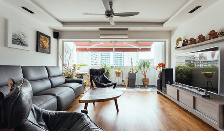 Houzz Tour: Old Meets New in This Asian-Inspired HDB Maisonette