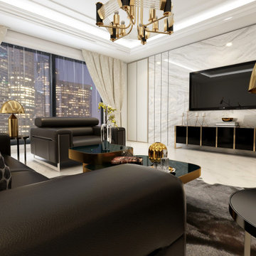 Black and Gold Furnishings