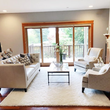 Black and White Elegant Living Room