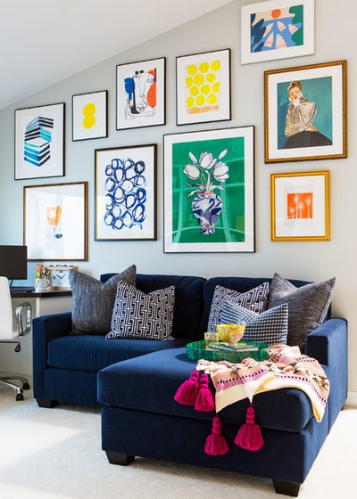 Eclectic Living Room by Jennifer Grey Color Specialist & Interior Design
