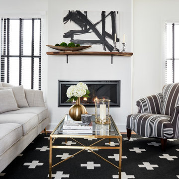 Black and White Living Room