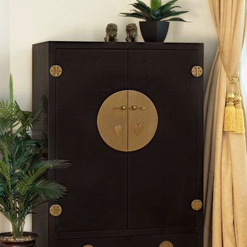 Black Armoire - Chinese Ming Style