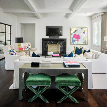 Black Cabinets and White Spaces in Alamo Heights