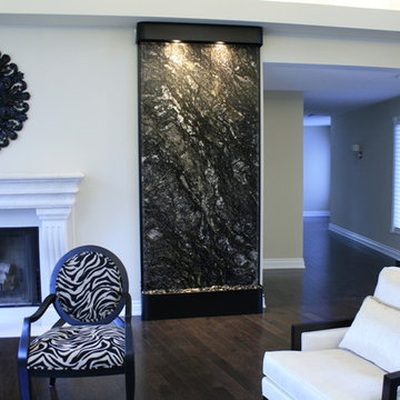 Black Granite Custom Wall Fountain