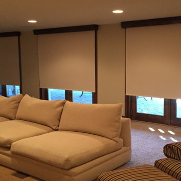 Blackout Roller Shades with Motorization control