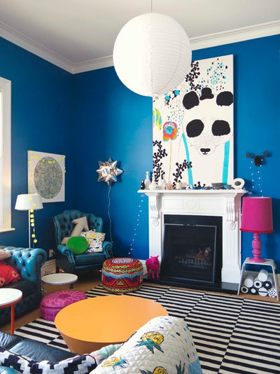 Eclectic Living Room by Alex Fulton Design