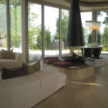Bliss chandelier - contemporary beach house