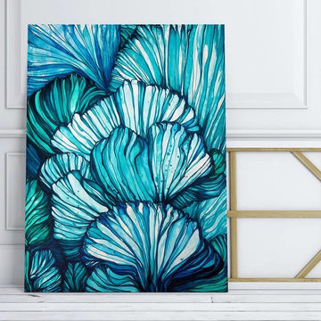 Blue Coral Painting