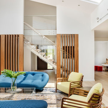 Blue Hills- Living Room Stair