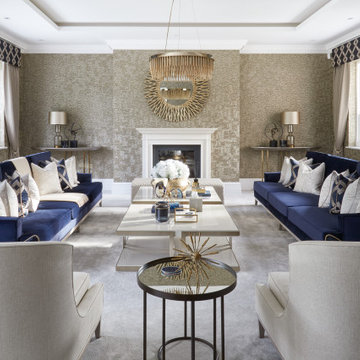 Blue Living Room Project - Surrey